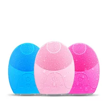 Электрическая звуковая Очищающая полотенце для лица Силиконовый аппарат для очистки кожи очищающий лосьон для лица Очиститель Глубокая очистка кожи