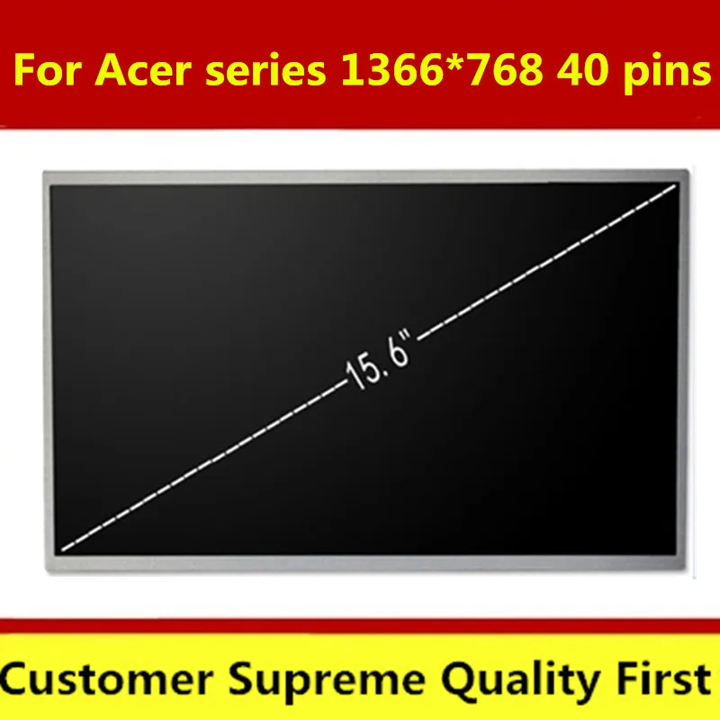 

Free shipping Grade A+ 15.6" Laptop LCD Screen For Acer Aspire 5730Z 5732Z 5733Z 5734Z 5735 5750G LED Display HD 100% test