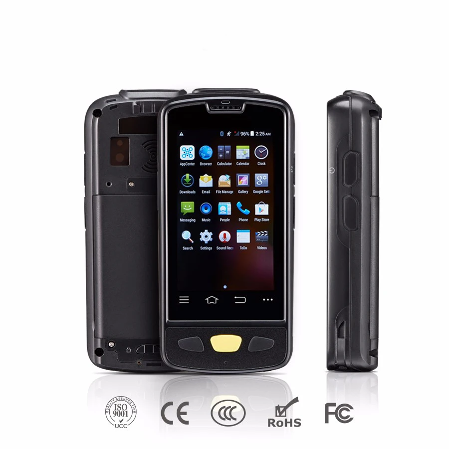  Rugged Waterproof 3G Mobile Computer WIFI Bluetooth GPS Smart Phone Handheld PDA Terminal 1D Laser 