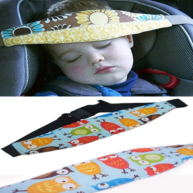 Car Safety Seat Sleep Positioner Infants And Colorful Baby Head Support Pram Stroller Fastening