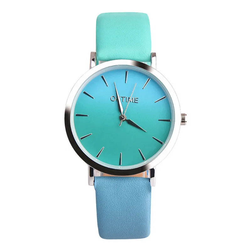 Градиентный цвет женские часы Ретро, дизайн радуги ремень женские часы Аналоговые сплав кварцевые наручные часы повседневные часы Reloj Mujer# W - Цвет: F