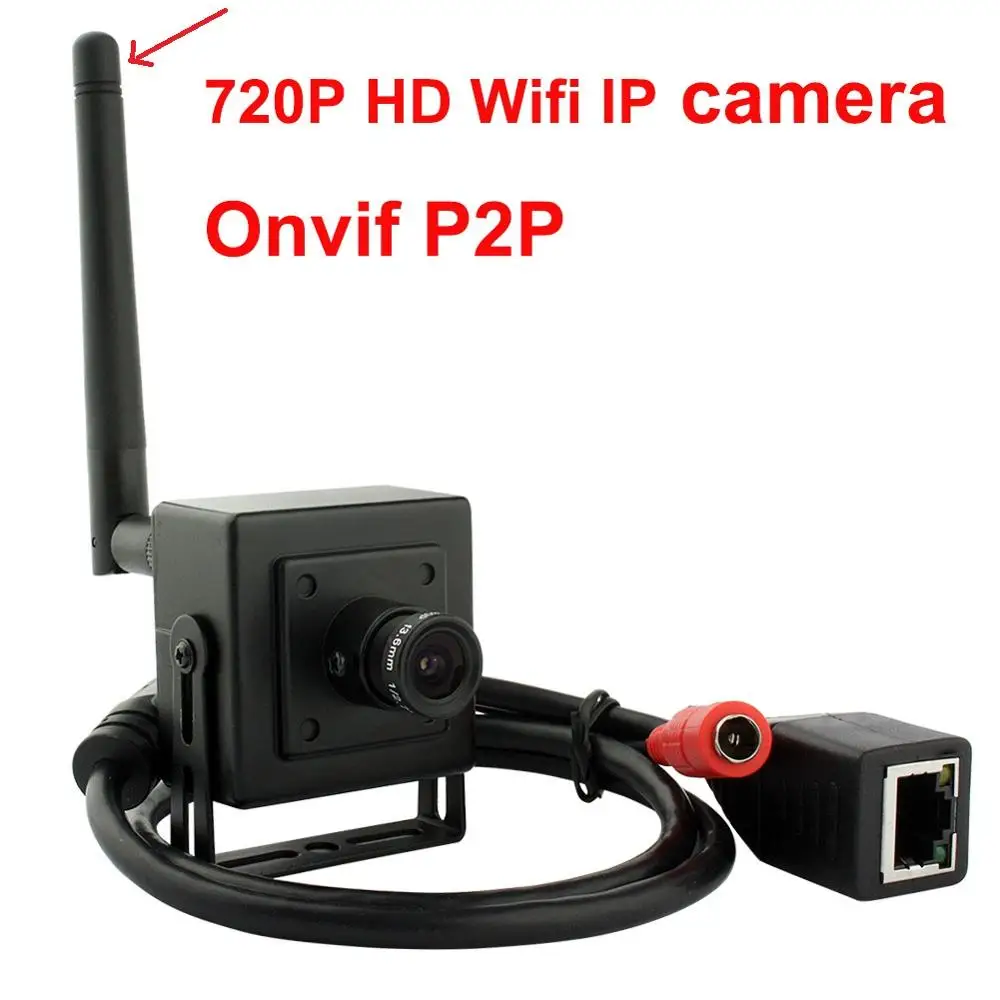 ELP 1280X720p 1,0 мегапикселя Onvif H.264 сети распознавания лица IP мини-камера для ATM машины - Цвет: Camera add WIFI