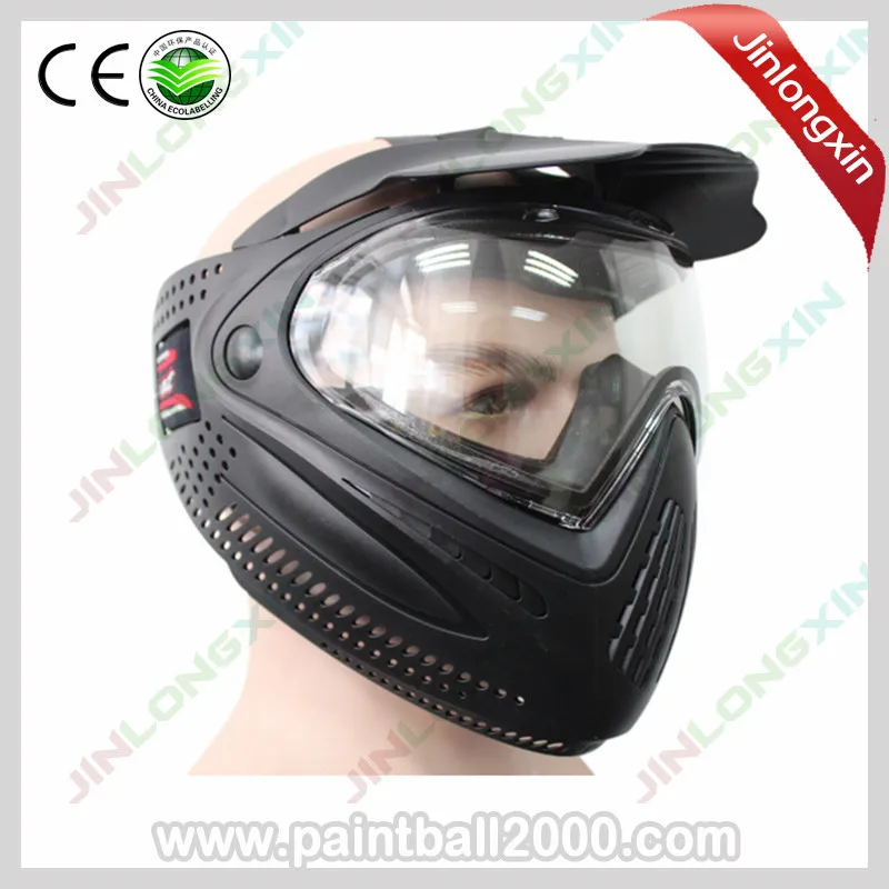 

SPUNKY Airsoft Mask Paintball Mask Black / Gold with Dye I4 Thermal Lens