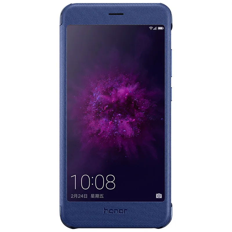 HUAWEI Honor 8 Pro caso 100% Original oficial Smart View Cover Honor V9 caso espejo ventana Flip Teléfono de cuero caso funda