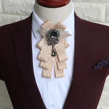 Mantieqingway Британский клетчатый воротник галстук-бабочка для мужских костюмов Свадебные Галстуки-хомут гравата, тонкий кулон галстук-бабочка