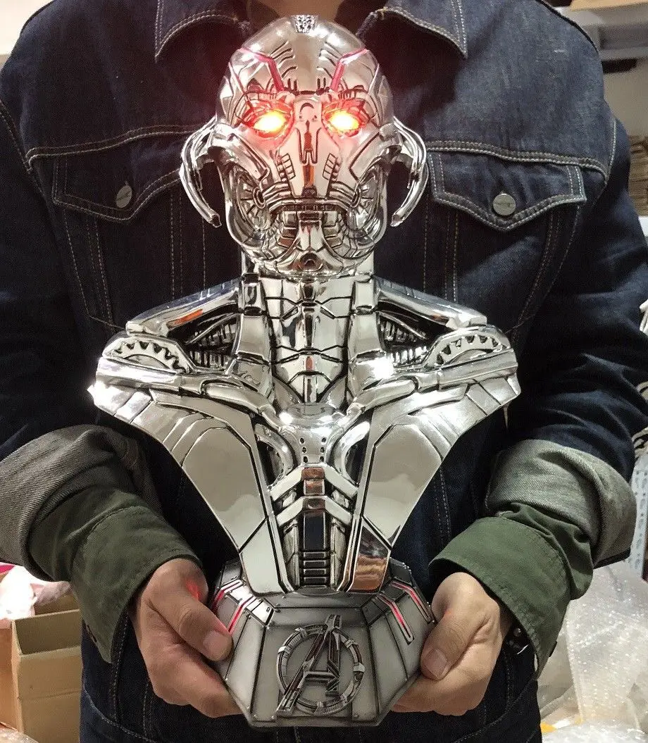 

Marvel Statue Avengers: Age of Ultron Bust 1:2 Half-Length Photo Or Portrait Model Hand-Made Decoration Can Be Light WU848