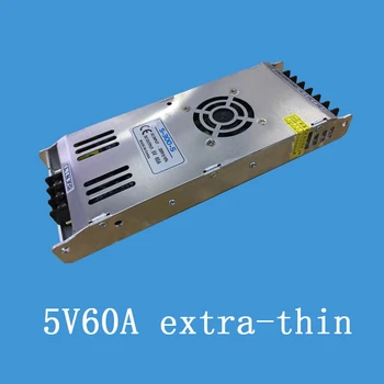 

[Seven Neon]Free shipping wholesale new high quality DC5V 60A 300W extral thin LED display switching power supply