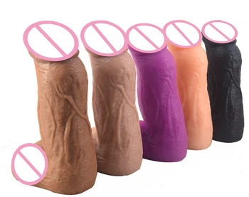 FAAK 3.18 inch thick huge dildo giant penis tough surface sex toys for women vagina stuffed stimulate lesbian man maturbation 6