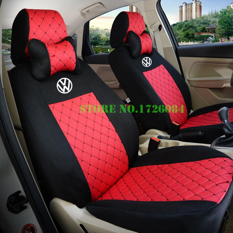 Asientos delanteros 2 asiento de coche Universal cubre para Volkswagen vw Beetle passat Magotan polo golf tiguan jetta del coche|car cover|universal car seat coverseat cover AliExpress