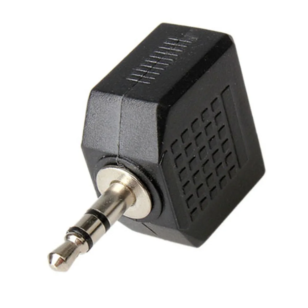 

3.5mm Audio Stereo Splitter Adapter Plug to 2 Female Jack for Earphone Headset DJA99
