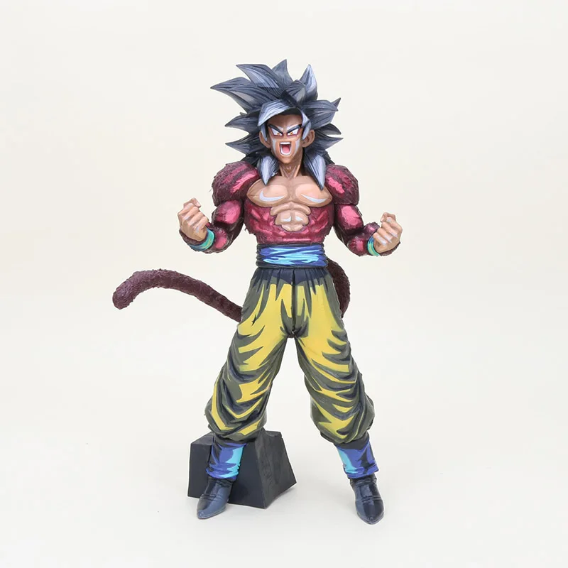 MSP Dragon Ball Z Master Stars Piece Son Goku Manga Dimension gohan Super Saiyan Vegeta PVC dragonball Action Figures model toy - Цвет: 2983 32cm bag