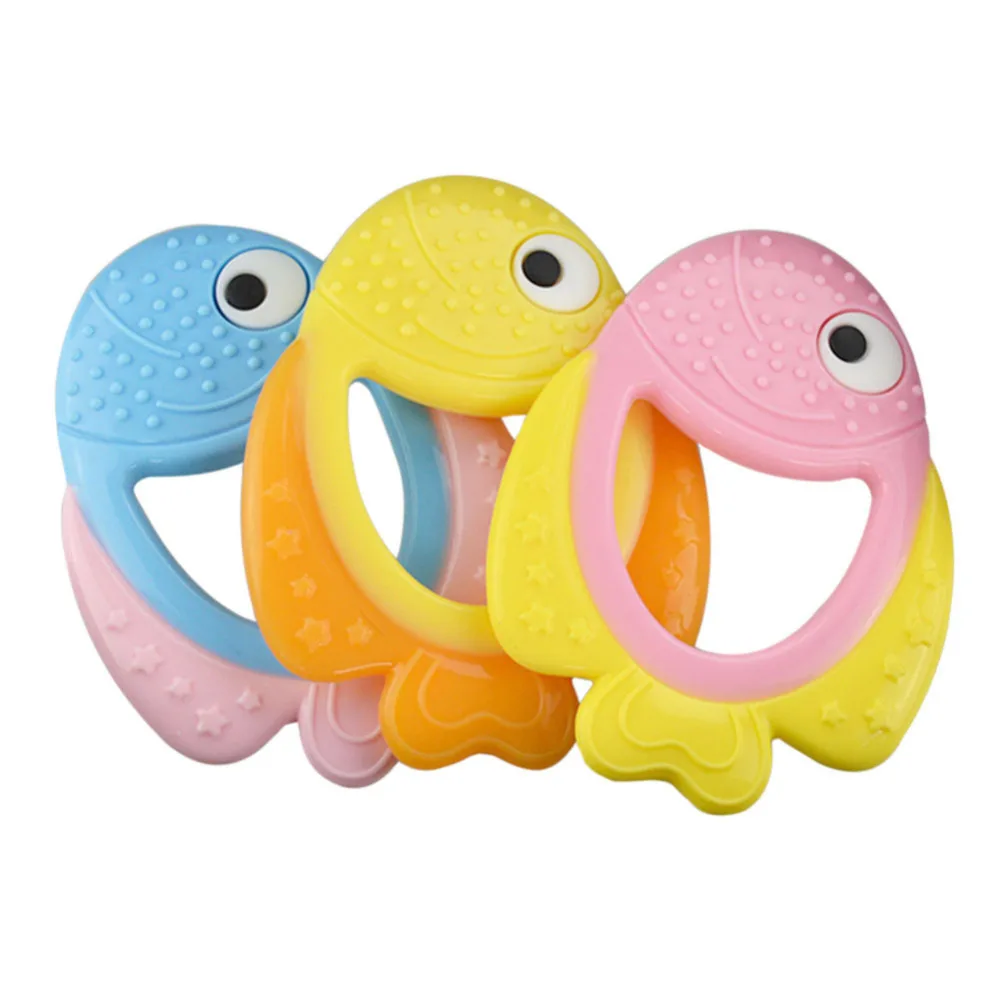 Safety Silicone Baby Teether DIY Supplies Newborn Teether Clown Fish