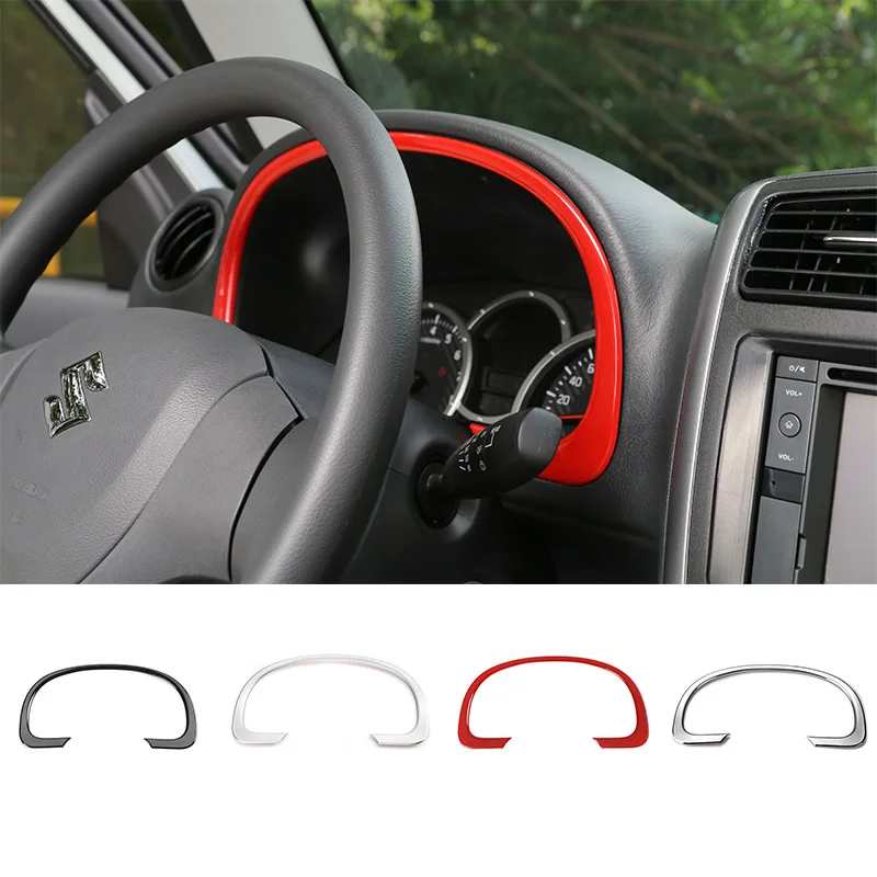 

SHINEKA Car Styling Dashboard Panel Instrument Board Decorative Cover Trim Ring Frame for Suzuki Jimny Car Accessories