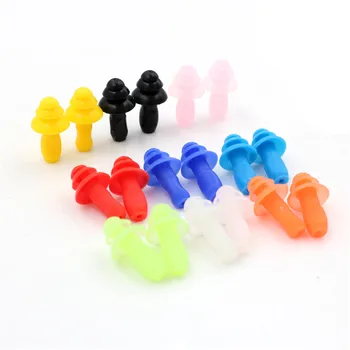 

10 Pairs Soft Silicone Anti-Noise Ear Plug Sleeping Plugs Sound Insulation Ear Protection Earplugs Waterproof Swim Earplugs