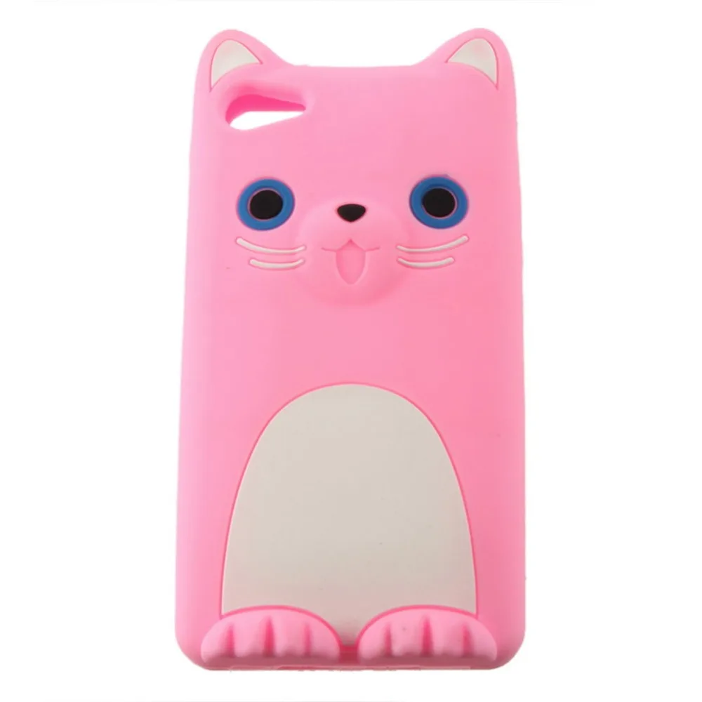 

3D COCO Cat With Ear Cute Soft Silicone Skin Cover Case For iPhone 4/4S