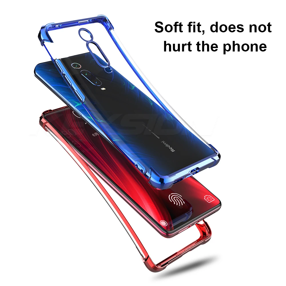 Ударопрочный чехол KEYSION с покрытием для Xiaomi Mi9T Pro Redmi K20 противоударный прозрачный