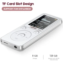 Support 128G Expansion Digital Flac 1 8inch HIFI MP3 Player Audio font b Radio b font