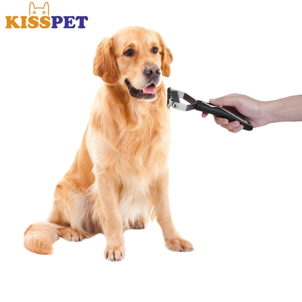 High Quality Double Sided Pet Hair Removal Brush Open Knot Rakes Dog