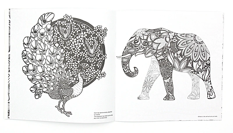 1 PCS New 24 Pages English Version Wonderland Exploration Coloring Book For Adult Relieve Stress Graffiti Drawing Art Book 1 PCS New 24 Pages English Version Wonderland Exploration Coloring Book For Adult Relieve Stress Graffiti Drawing Art Book