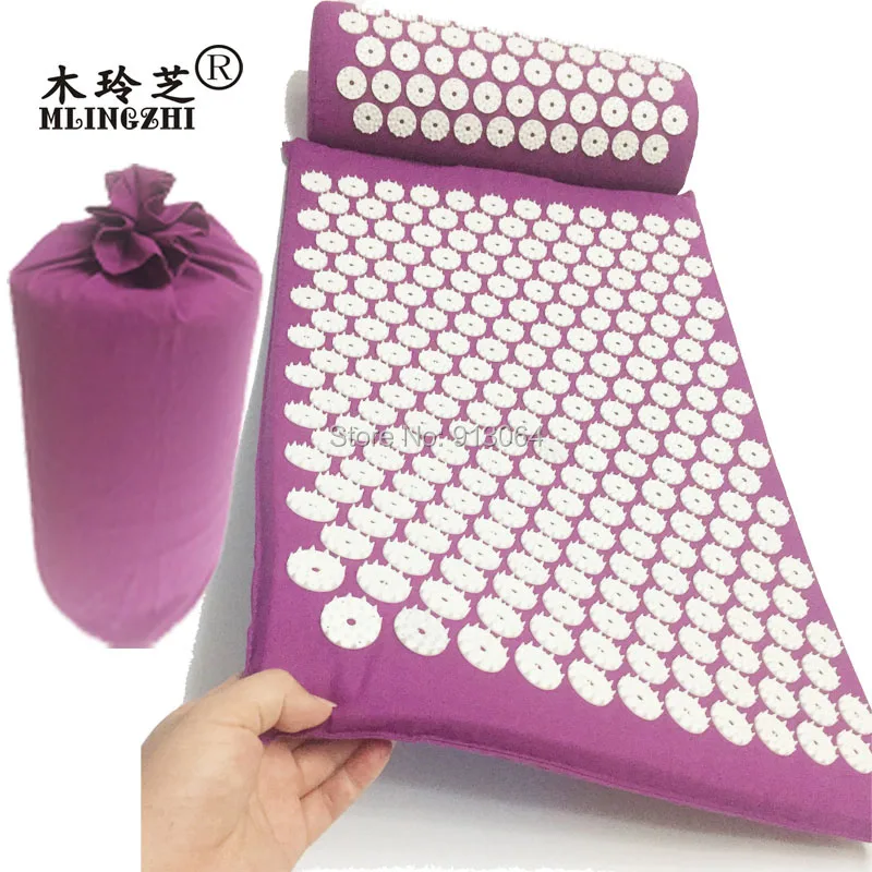 Drop shipping ABS spike Acupressure mats pillow Cushion Head Neck Foot