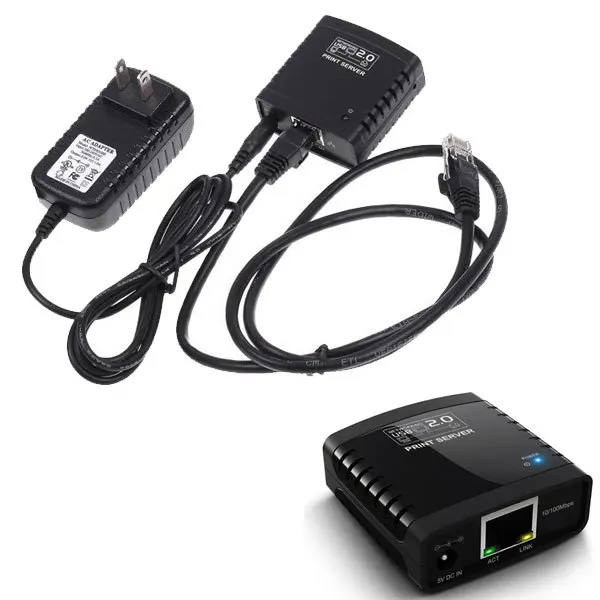 ethernet to usb printer