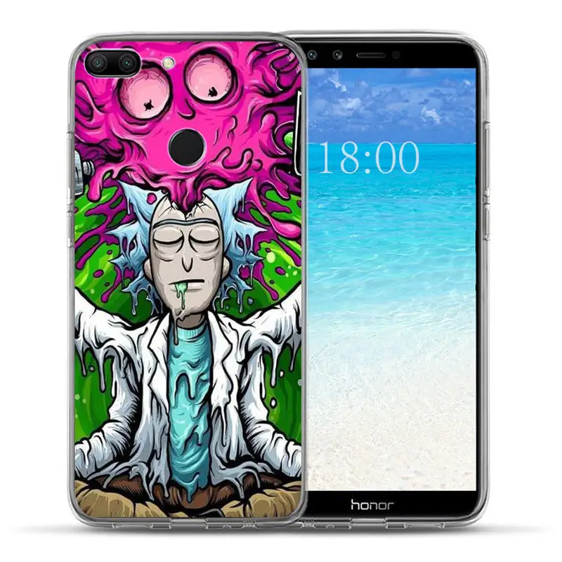 Роскошный чехол Dragon Ball Рик и Морти для huawei Honor 10 9 8 Lite 8X7 7A 7X 7C 8C 8A 6A 6X чехол Funda Capinha Etui