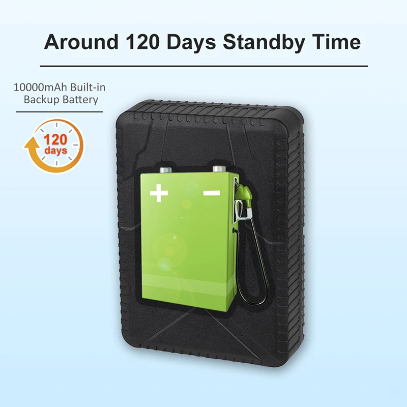 TKSTAR GPS Tracker 2G/GSM Car Tracker Waterproof TK915 Powerful Magnet GPS Localizador RealtimeTracking 10000mAh 120 Day Standby