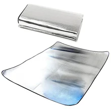 Двусторонняя Водонепроницаемая алюминиевая фольга EVA палатка коврик Складная Подушка спальный пляжный коврик для пикника 3 размера 100~ 200X200 см