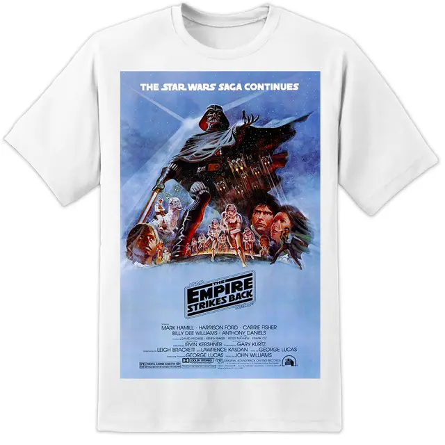Star Wars Empire Strikes Back Movie Poster T Shirt Rogue One The