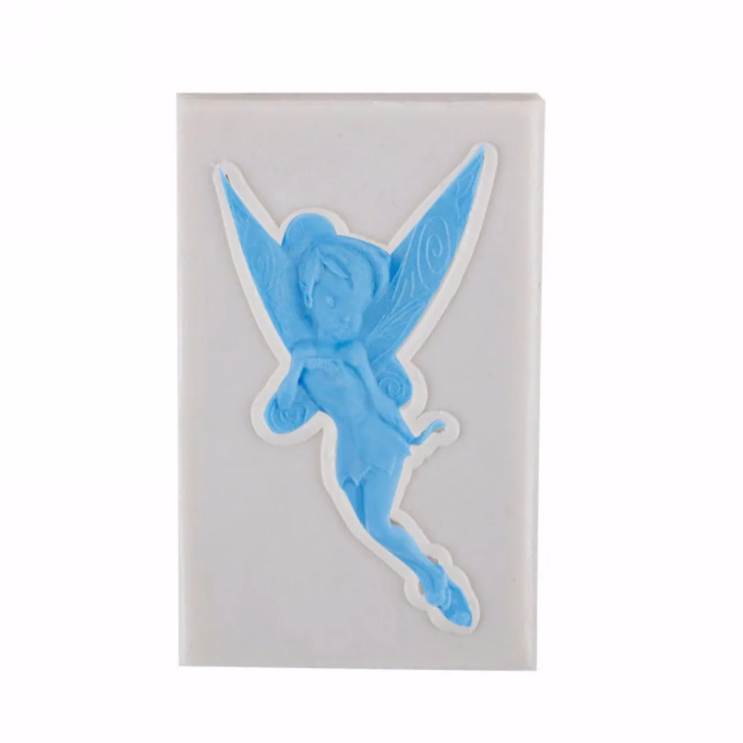New 3D Fairy Figure Mould Silicone Fondant Cake Sugarcraft Chocolate Decor Mould New