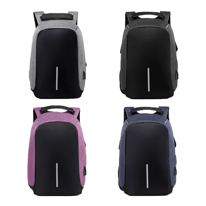 المرأة حقيبة ظهر عادية الرجال محمول حقيبة سفر مكافحة سرقة USB تهمة المدرسة أكياس للمراهقات الرجال كبيرة للماء الظهر
