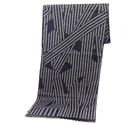 Роскошный брендовый Новый британский стиль мужской шарф зима 2019 Модный классический для мужчин и женщин шарф с имитацией кашемира LL190659