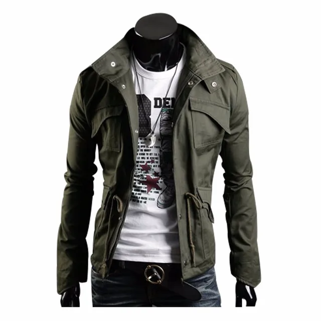 Cool Designed Mens Jacket Coat Tunic Jacket Spring&Autumn Slim Fit