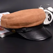 Бренд RY0104, новинка, унисекс, черные/коричневые бейсболки из натуральной кожи для мужчин, женщин, студентов, темно-синие армейские плоские облегающие кепки Drake Gorras