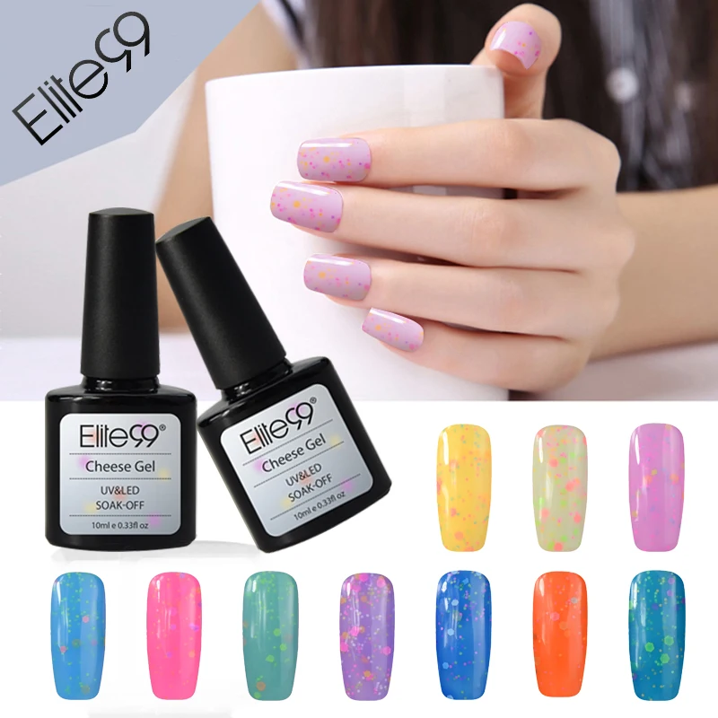 

Elite99 10ml Cheese Gel Polish UV Vernis Semi Permanent Primer Top Coat Gel Varnish Nail Art Manicure Gel Lak Polishes Nails