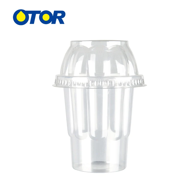 

20PCS 8OZ Disposable Plastic Ice Cream Sundae Cup without Lid for Dessert Shop Milk Shake Yogurt Smoothie Cup Summer Supplies