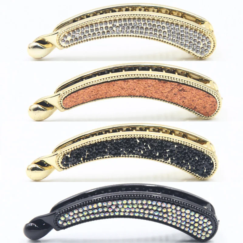 

New Women Simple Hair Claws Clip Banana clip Black Brown Hairpins Hair Accessories For Women Hair Clip Barrettes