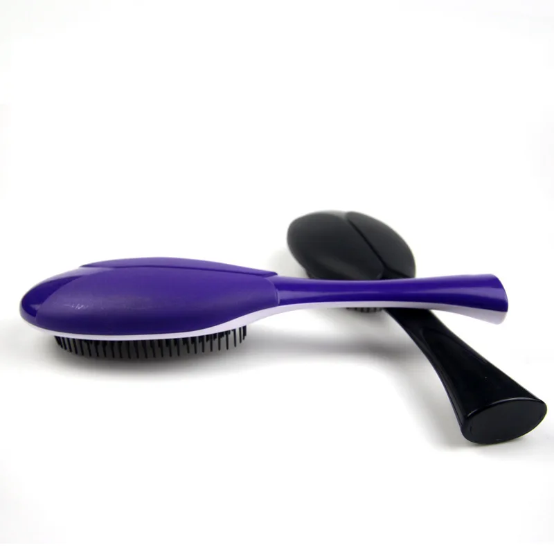 Hair Comb Brush Salon Detangling Kids Gentle Women Men Combs Tangle Wet&Dry Bristles Handle Tangle Detangling Comb Anti-knotting-4