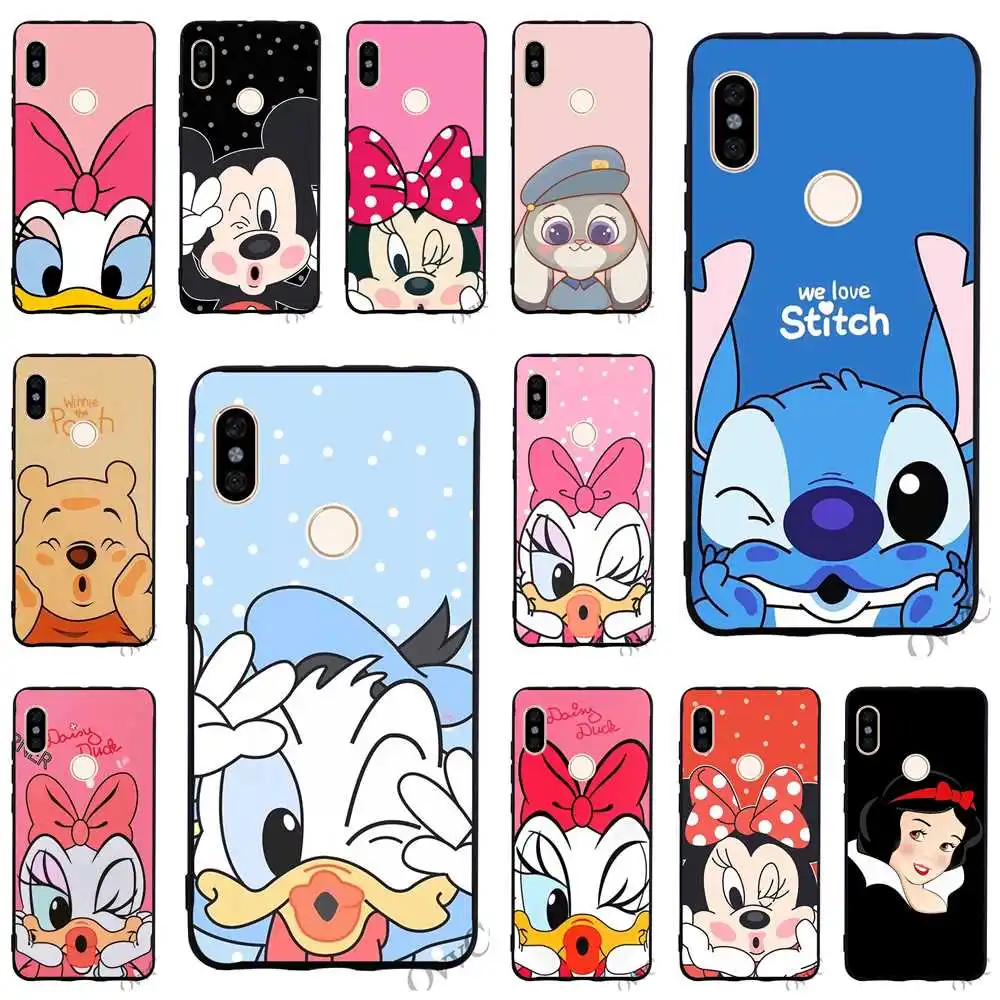 

Fashion Cartoon Phone Cover for Xiaomi Redmi 6 Case 4X 4A 5 Plus 5A Prime 6A Note 5 Pro Shell