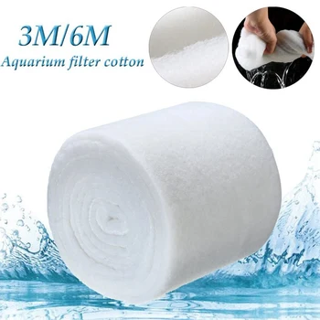 

White Filter Foam Sponge Cotton Pad Mat Media For Aquarium Fish Pond Tank