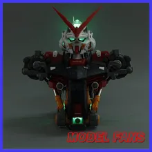 Модели вентиляторов двигатель королевская модель 1/35 семян Gundam Astray красная рамка бюст голова, бюст, статуя/в собранном виде модель Gundam робот gunpla