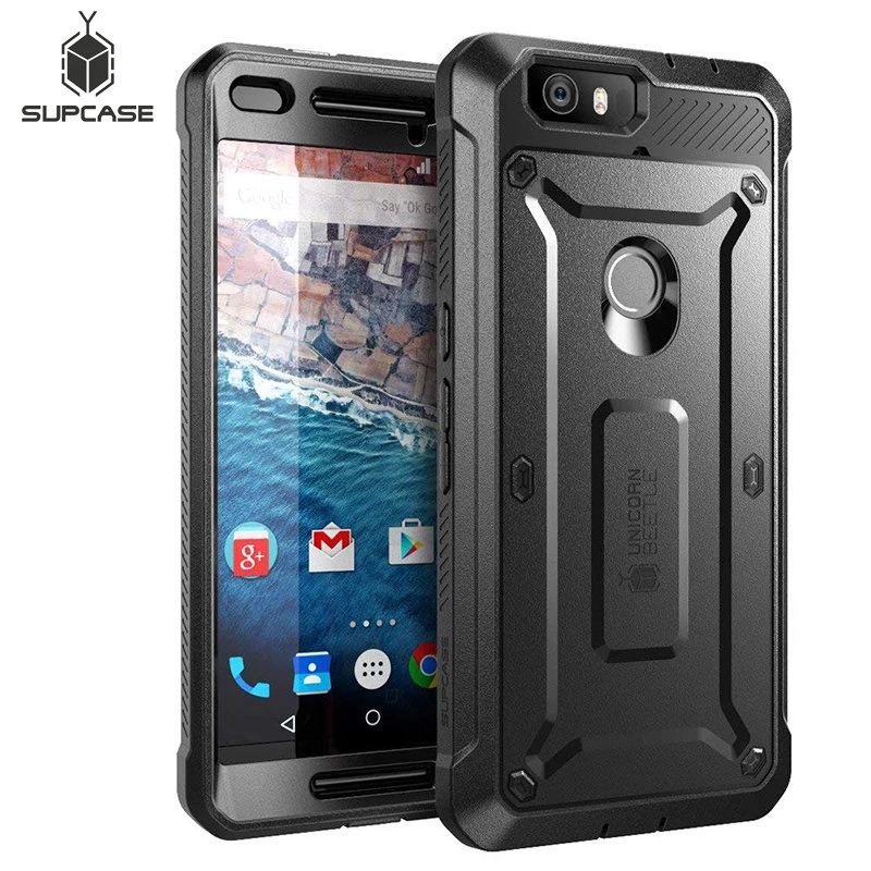 SUPCASE para Nexus 6P funda UB Pro cuerpo completo robusto clip para funda protectora con Protector de incorporado|Fundas ajustadas| -