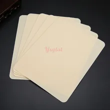 10 шт./партия Перманентный макияж кожа для практики нанесения татуировки заготовки для обучения татуировке поддельные шкуры лучшего качества двусторонняя для начинающих художников