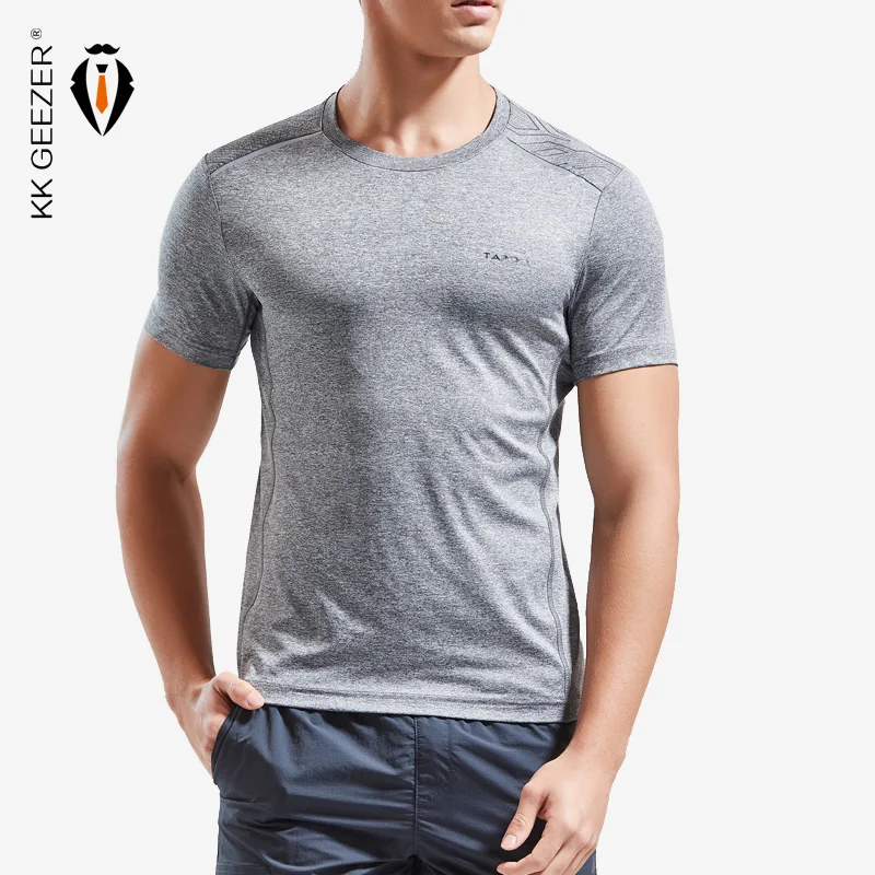 

Men T Shirts Short-Sleeve Casual Tee Shirts 2019 High Quality Tshirts Anti-wrinkle Quick Drying Tops T-shirt Brand Fashion