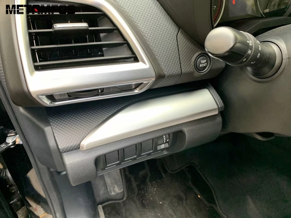 Для Subaru Forester SK 2018 2019 интимные аксессуары углерода волокно Центральная приборная