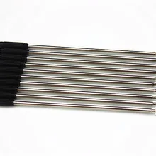 10 шт./лот, цена, для шариковой ручки поперечного типа, заправки чернилами, средние и черные, подходят для дома, класса, офиса