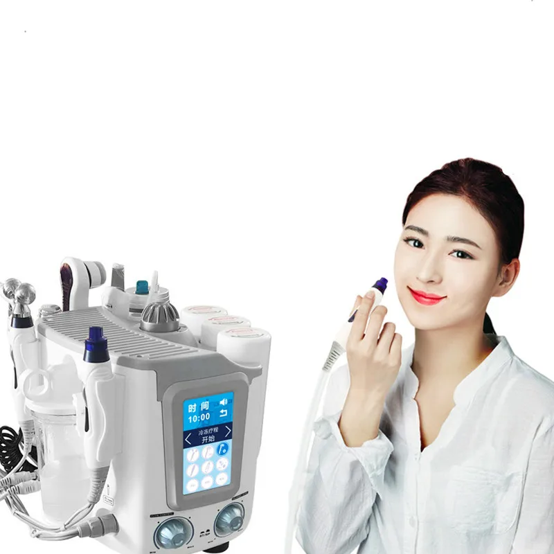 

6 In 1 H2 O2 Hydrogen Water Dermabrasion Aqua Peeling Oxygen Jet Face Deep Cleaning Skin Rejuvenation Facial Spa Beauty Machine