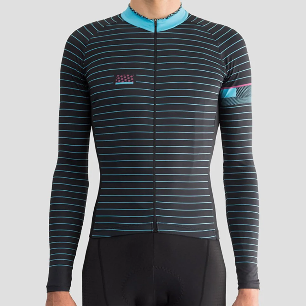 

Men Cycling Jersey Pro Team Long Sleeve Bike Shirt Bicycle Clothing Wear Breathable outdoor Sportwear Clothes