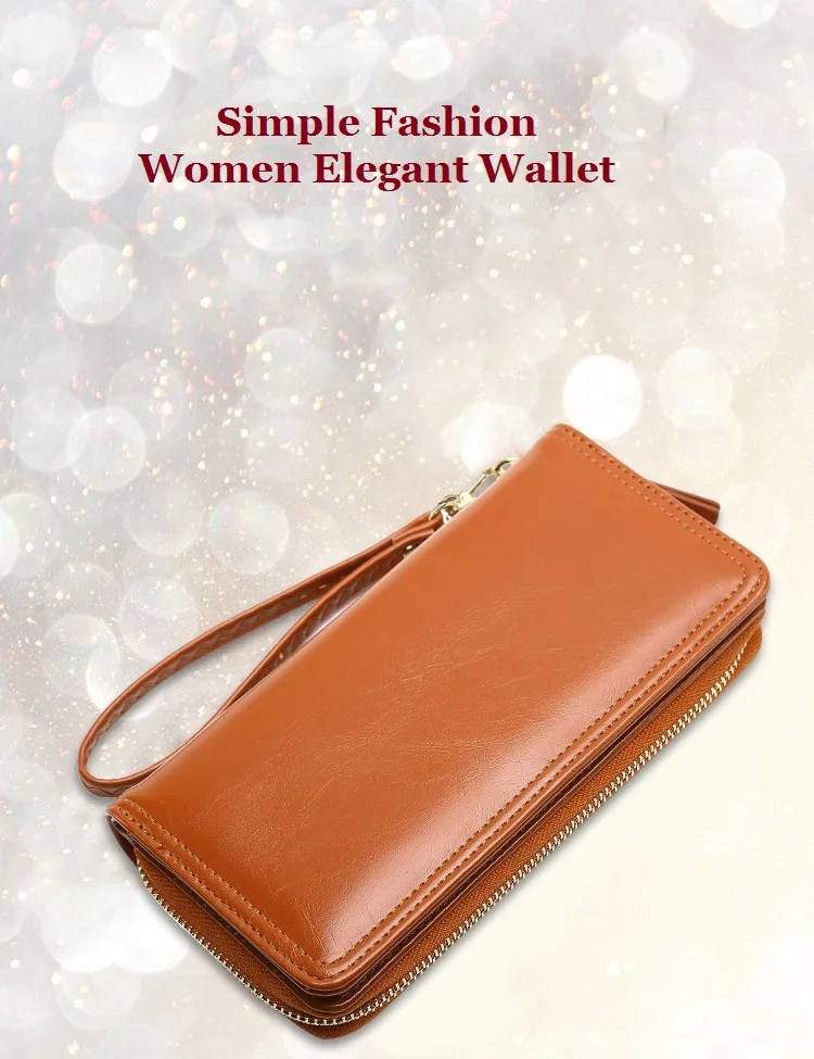 Новые модные женские кошельки простые элегантные длинные сумочки с ремешком на руку вечерние клатчи сумка для мобильного телефона