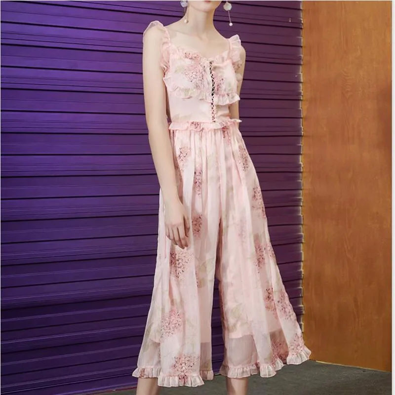 chiffon jumpsuits for women